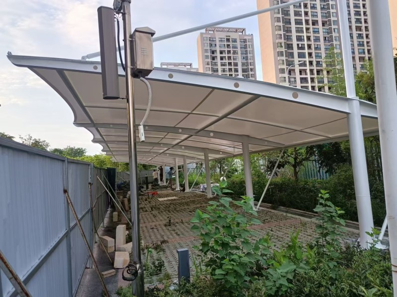 2026西安推拉棚源头厂家｜定制电动推拉雨棚、仓储移动棚-1